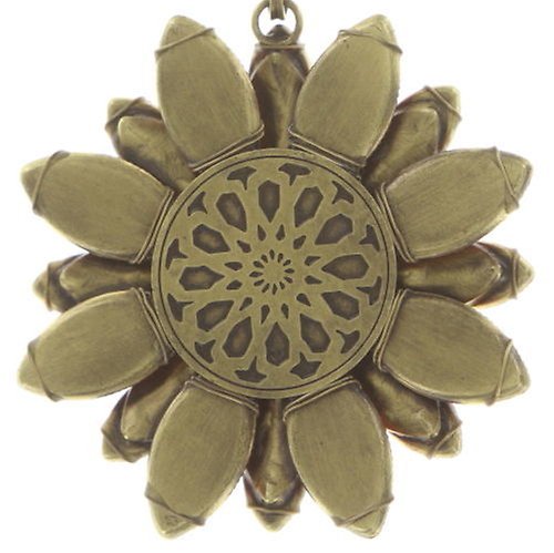 image for Necklace Pendant Psychodahlia Orange / Lila  medium