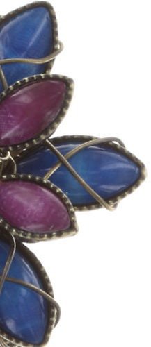 Bild für Ohrringe mit Clip Psychodahlia Blau / Lila  Extra Small