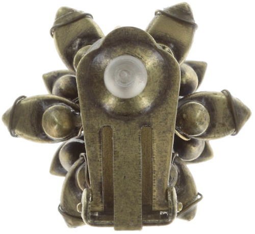 image for Earring Clip Psychodahlia Blue / Lila  extra small