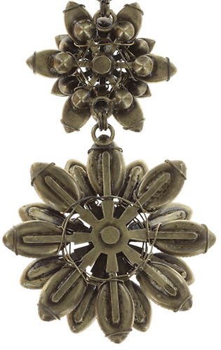 image for Earring Stud Dangling Psychodahlia Blue / Lila  small, extra small, smallest