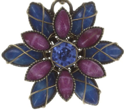 Kép Necklace pendant Psychodahlia Blue / Lila  extra small