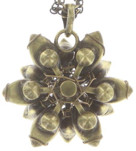 image pour Collier pendant Psychodahlia Bleu / Lila  extra small