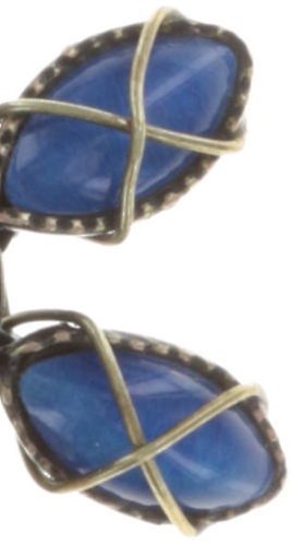 image for Earring Stud Psychodahlia Blue  