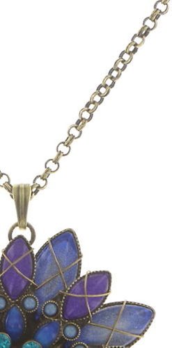 Kép Necklace pendant Psychodahlia Blue / Lila  medium