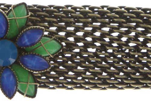 Bild für Armband Psychodahlia Blau / Grün  medium, extra small