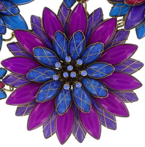 Kép Necklace collier Psychodahlia Blue / Lila  