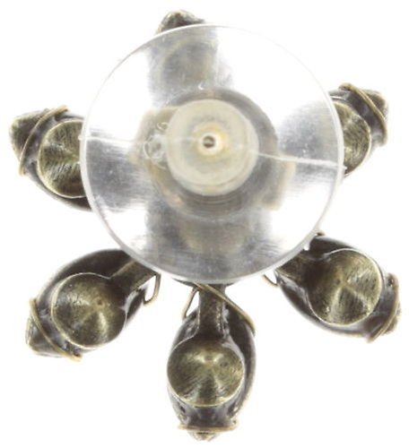 image pour Clou d'oreille Psychodahlia Bleu / Vert  