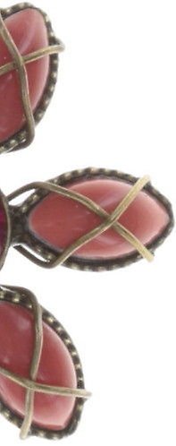 image pour Boucles d'oreilles Eurowire Psychodahlia Rouge  