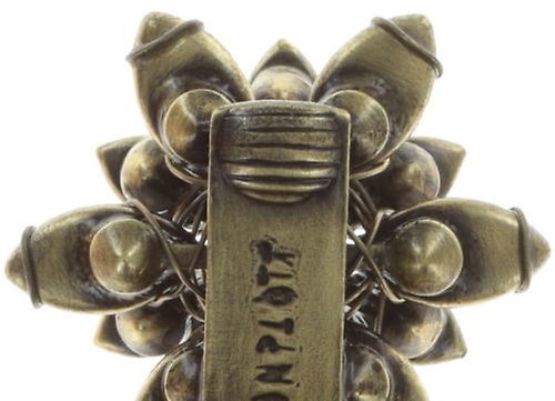 Bild für Ohrringe mit Clip Psychodahlia Weiß  Extra Small