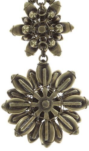 image pour Clou d'oreille pendant Psychodahlia Blanc  small, extra small, smallest