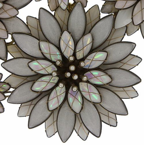 image for Necklace Collier Psychodahlia White  