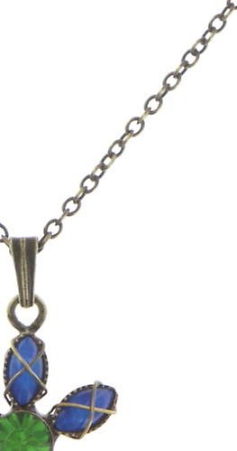image pour Collier pendant Psychodahlia Bleu  smallest