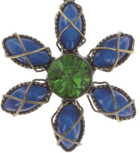 image pour Collier pendant Psychodahlia Bleu  smallest