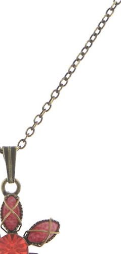 image pour Collier pendant Psychodahlia Rouge  smallest