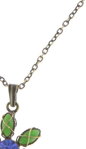 image for Necklace Pendant Psychodahlia Blue  smallest