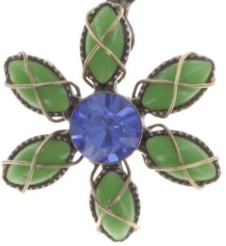 image for Necklace Pendant Psychodahlia Blue  smallest