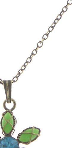 image pour Collier pendant Psychodahlia Bleu / Vert  smallest