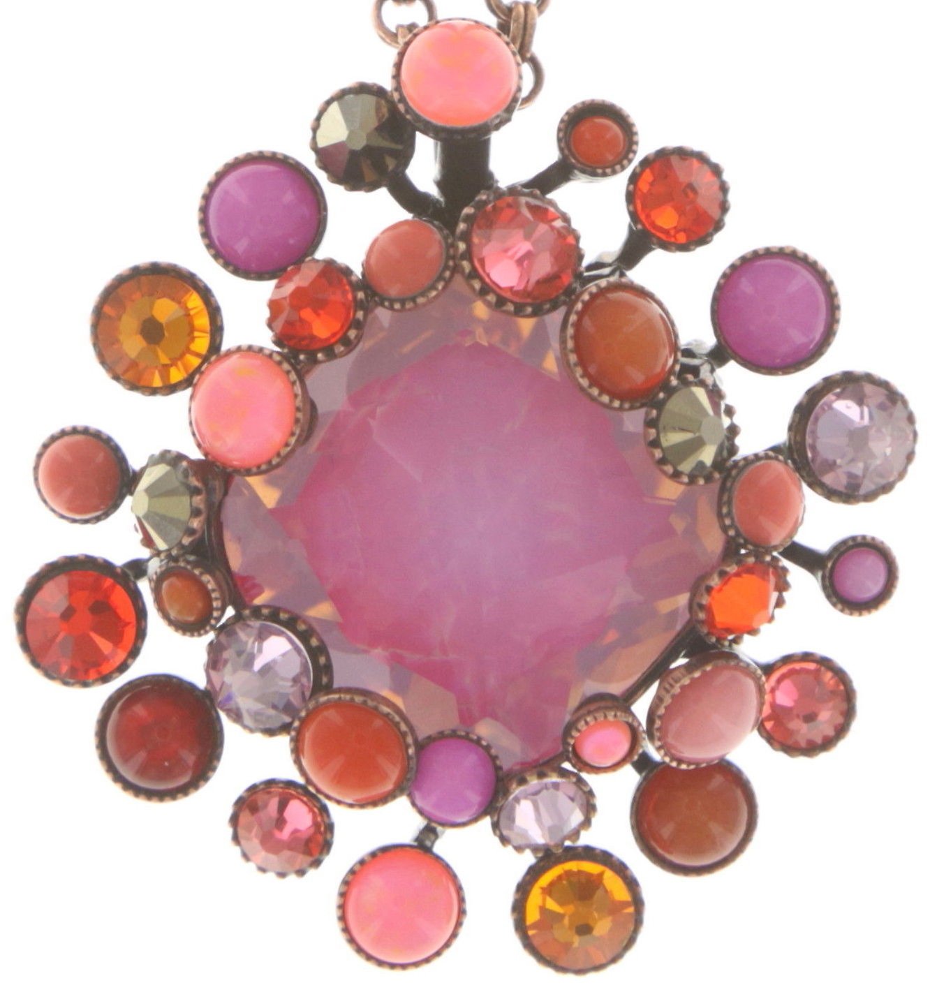 Bild für Halskette mit Anhänger Alien Caviar Pink / Orange  