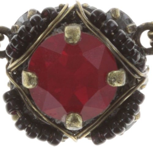 image for Necklace Byzantine Black / Red  