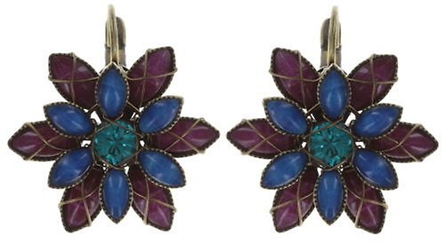 Bild für Ohrringe mit Brisur Psychodahlia Blau / Lila  Extra Small