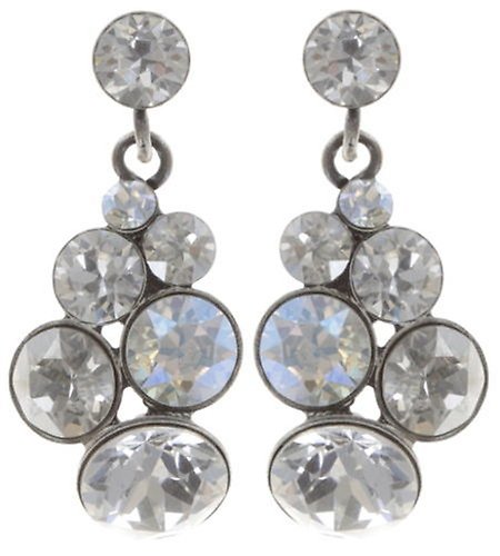 image for Earring Stud Dangling Petit Glamour Icy White  