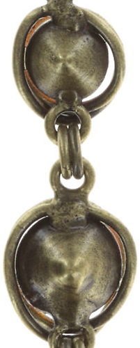 image pour Clou d'oreille pendant Sparkle Twist Marron / Orange crystal copper 