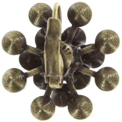 image for Earring Eurowire Magic Fireball Red / Brown  Classic Size (21mm Ø)