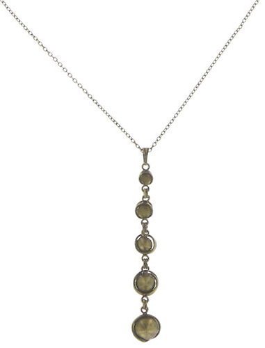 image for Necklace Pendant Sparkle Twist Blue Denim Blue 