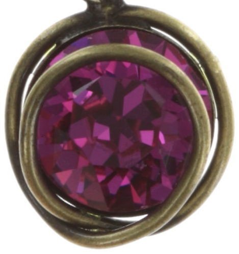 Bild für Halskette mit Anh&auml;nger Sparkle Twist Dunkelrosa Fuchsia 