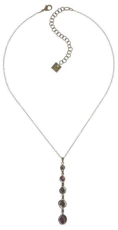 image pour Collier pendant Sparkle Twist Lila amethyst 