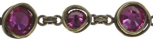 image pour Bracelet Sparkle Twist Rose Foncé fuchsia 