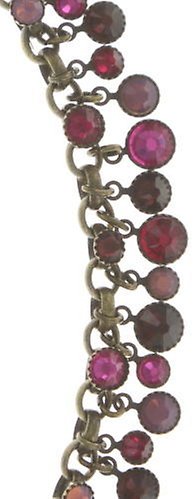 image pour Collier Waterfalls Rose Foncé  