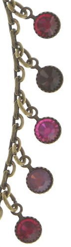 image pour Collier Waterfalls Rose Foncé  