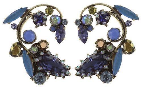 image pour Boucles d'oreilles Clip La Maitresse Lila  