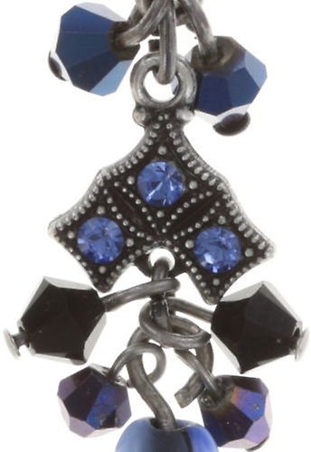 image pour Boucle d'oreille Clip pendante Arabic Nights Bleu  