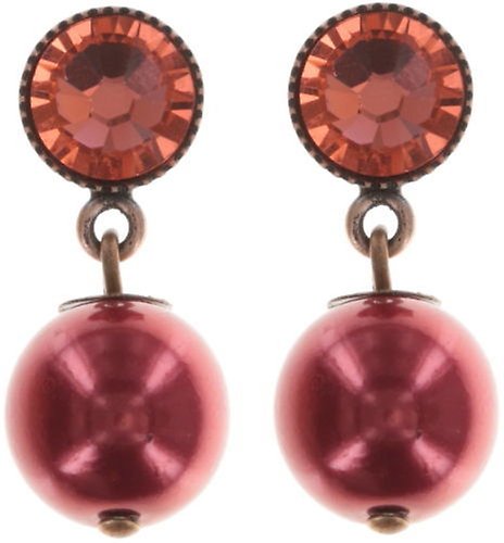 image for Earring Stud Dangling Cupcake Pink  