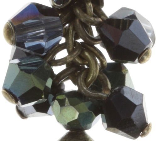 image pour Clou d'oreille pendant Arabic Nights Noir / Vert  