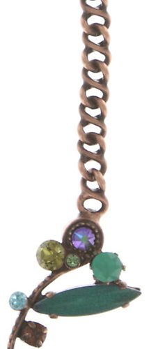 image for Necklace La Maitresse Brown / Green  