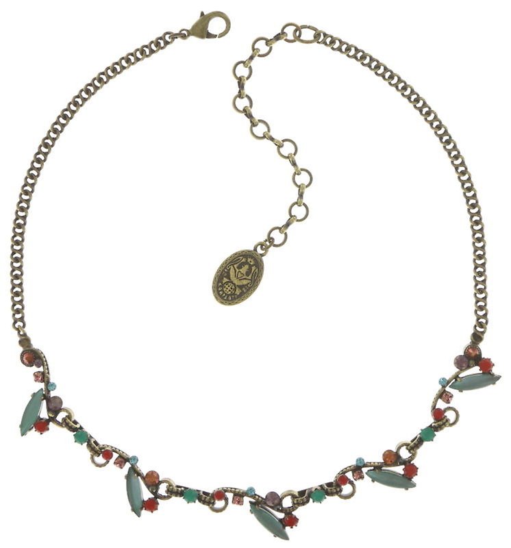image for Necklace La Maitresse Multi / Green  
