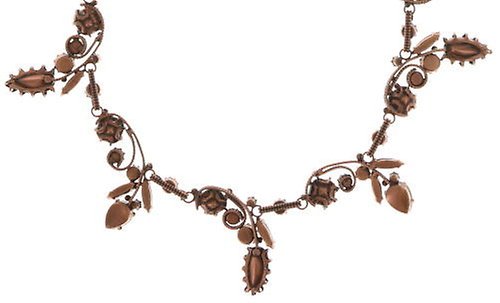 image for Necklace Collier La Maitresse Brown / Green  