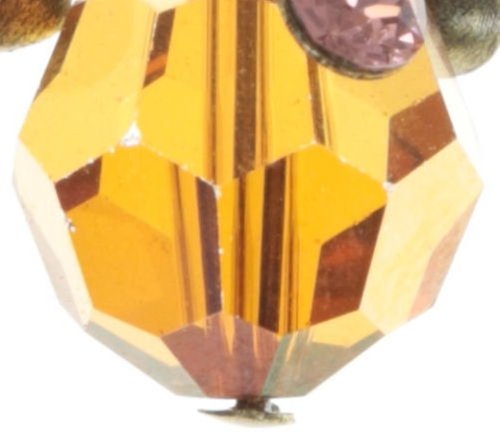 image for Earring Dangling La Maitresse Pink / Brown  