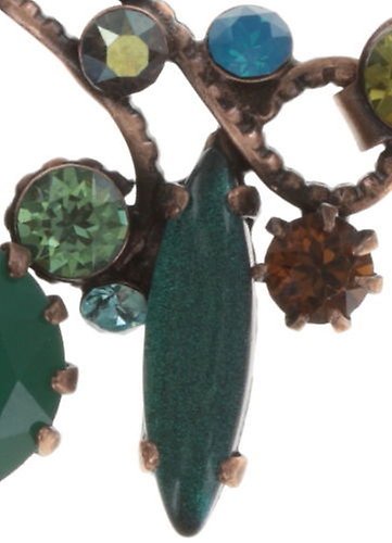 image pour Collier La Maitresse Marron / Vert  