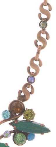 image pour Collier La Maitresse Marron / Vert  