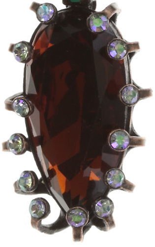 image for Necklace La Maitresse Brown / Green  