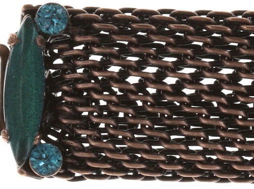 image pour Bracelet La Maitresse Marron / Vert  