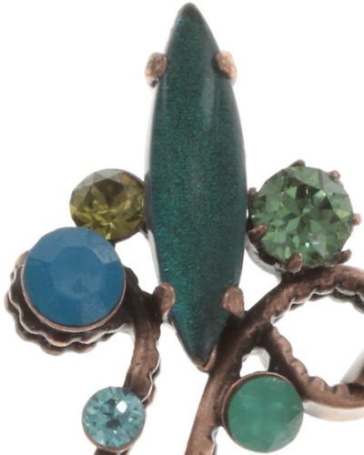 image pour Bracelet La Maitresse Marron / Vert  