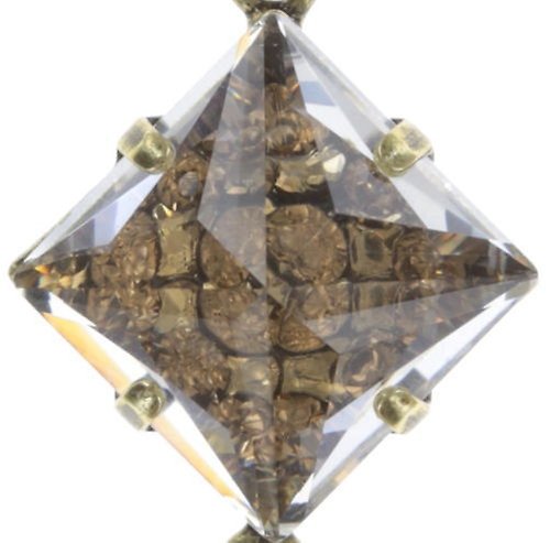image for Earring Clip Dangling Iceberg De Luxe Beige  