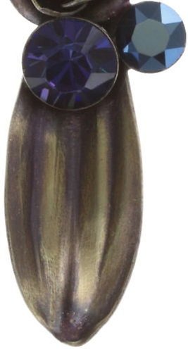 image pour Boucles d'oreilles pendantes In Honor of the Rose Bleu  