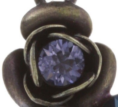 image for Earring Dangling In Honor of the Rose Blue  