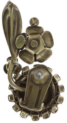 image for Earring Clip In Honor of the Rose Blue  